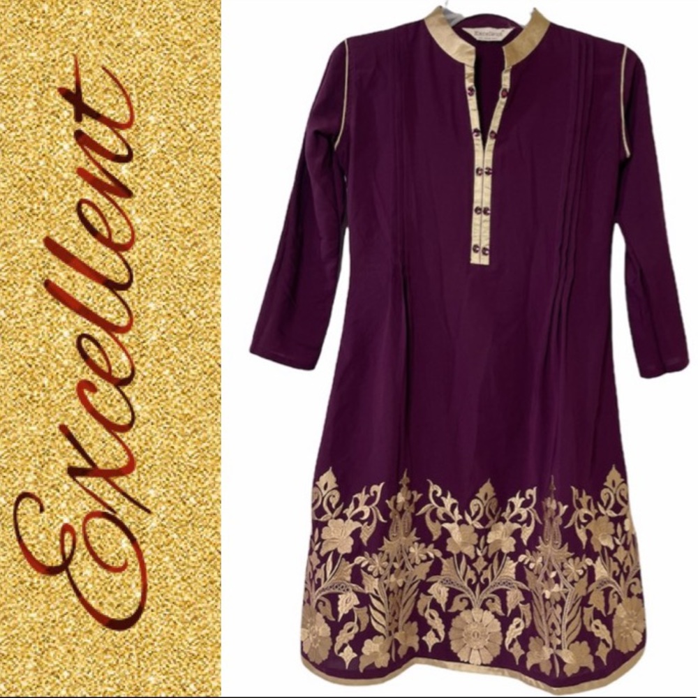 Hand Embroidered Indian Dress